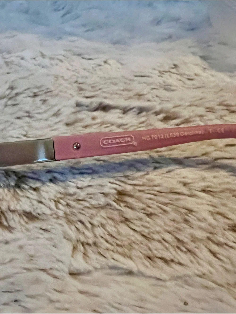 Coach Silver Frame Eyeglasses